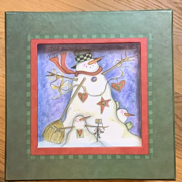 Stacking/Nesting Boxes with Snowmen - Silver Swan Studios - Picture 4 of 10